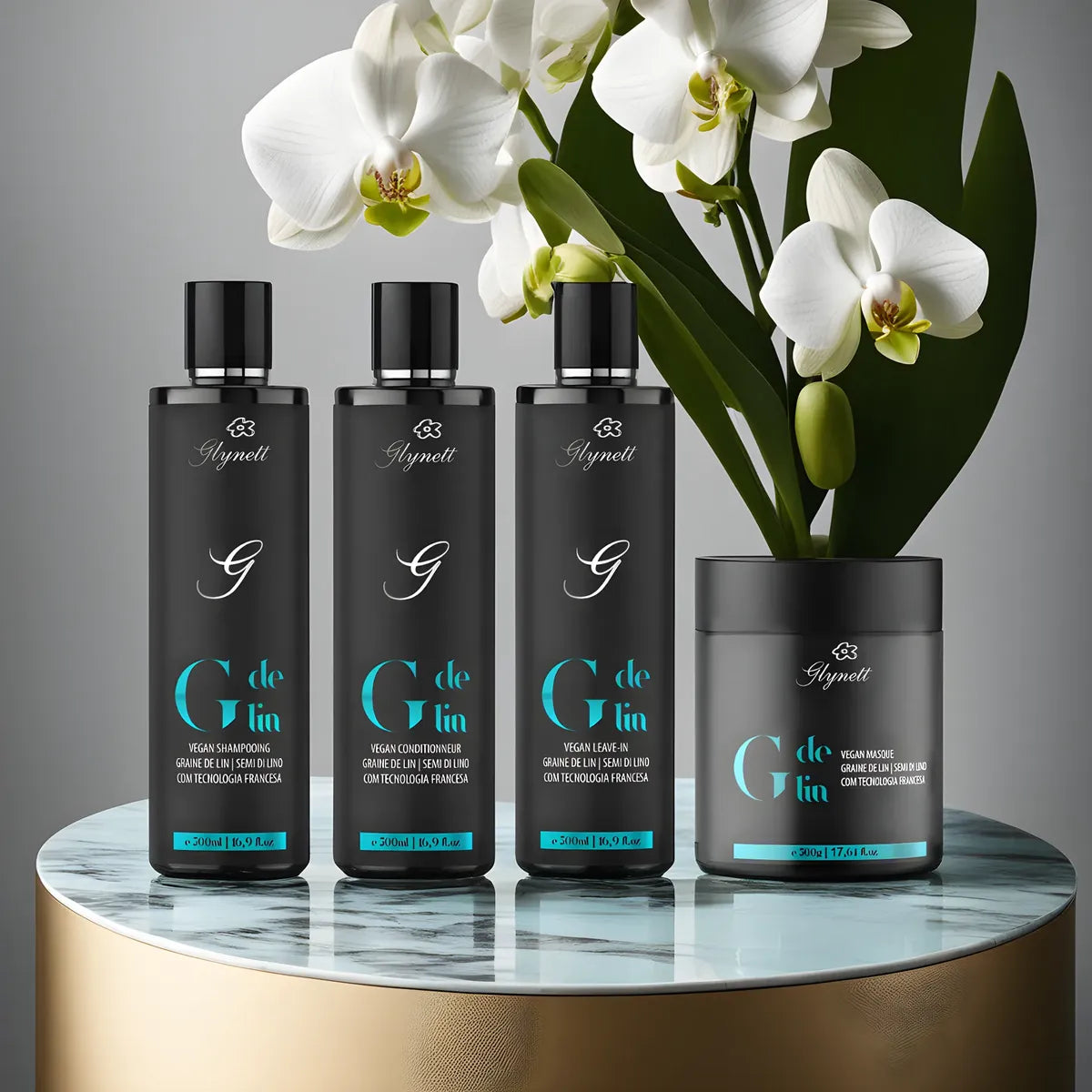 Kit Glynett Tratamento G de Lin Hidratação Profunda