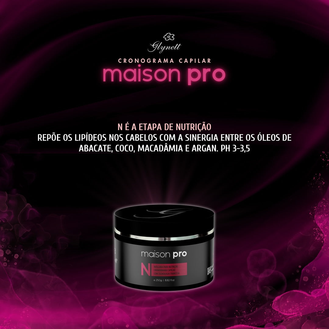 Glynett Cronograma capilar Maison Pro - Nutrição