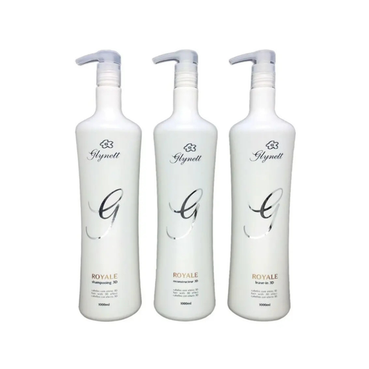 Kit Glynett Tratamento Royale 3D Profissional - 3 Itens
