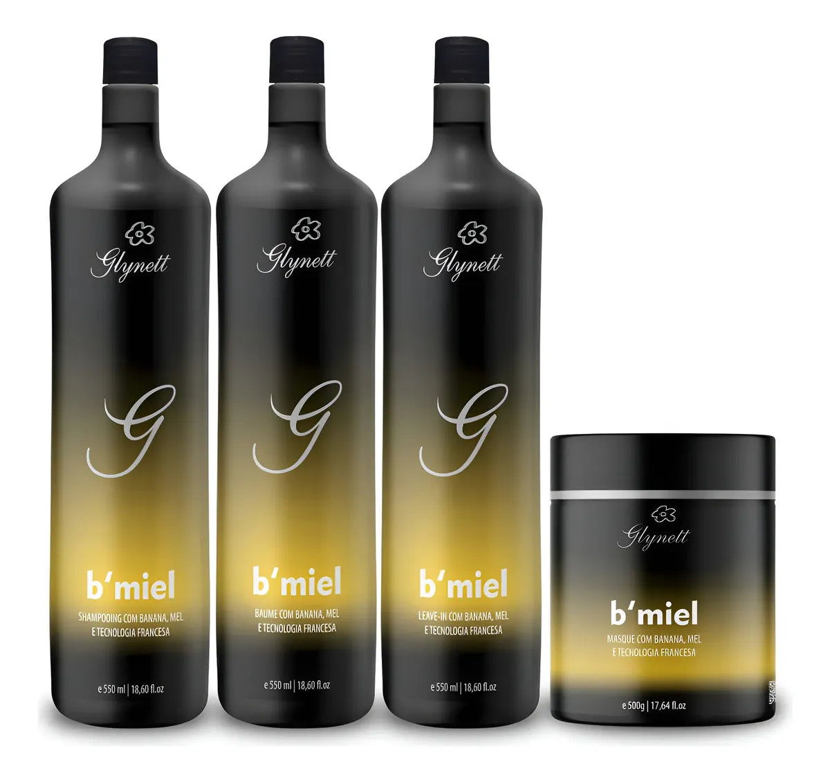 Kit Glynett B`Miel Restauração Suprema - 4 Itens
