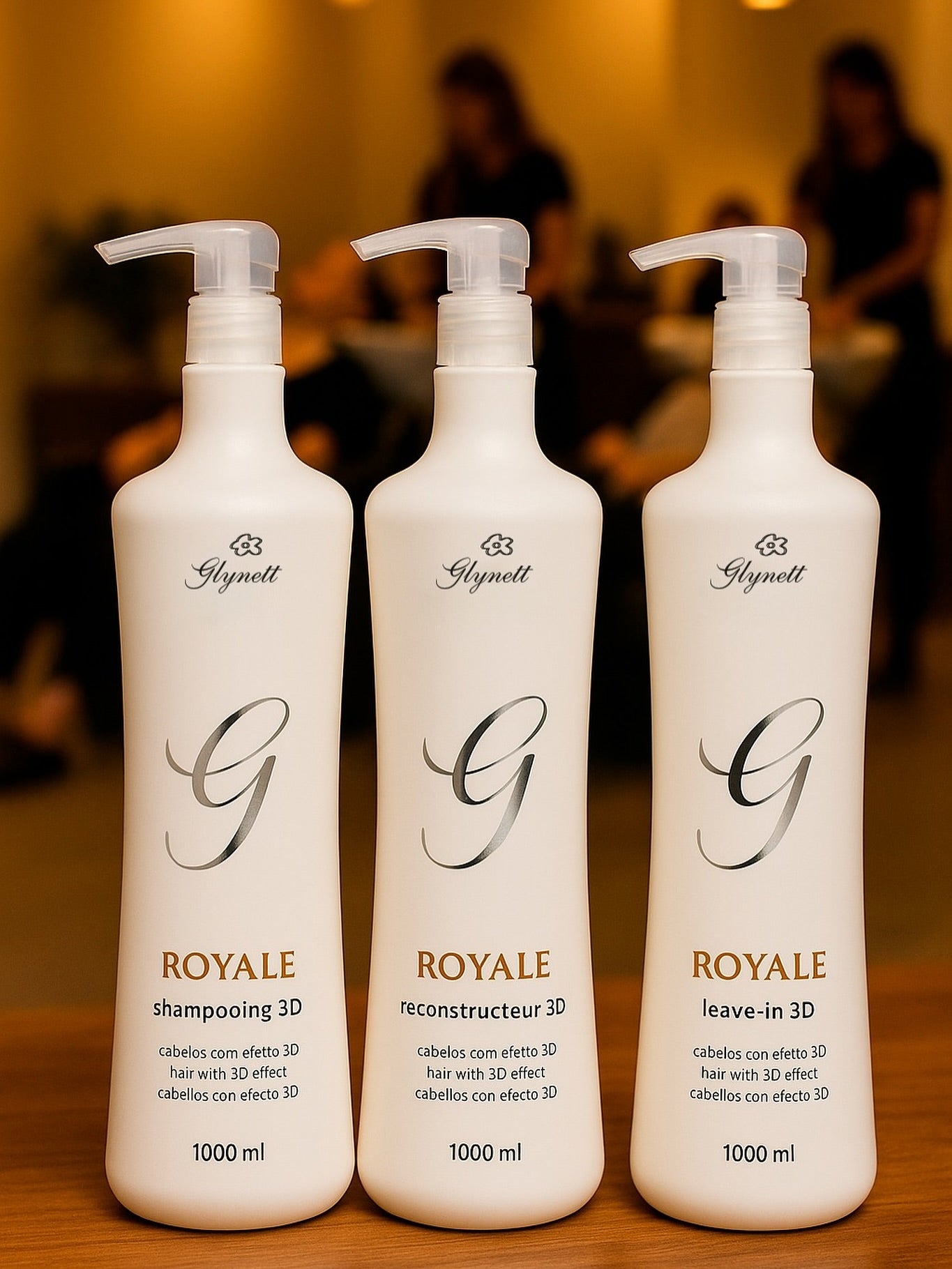 Kit Glynett Tratamento Royale 3D Profissional - 3 Itens