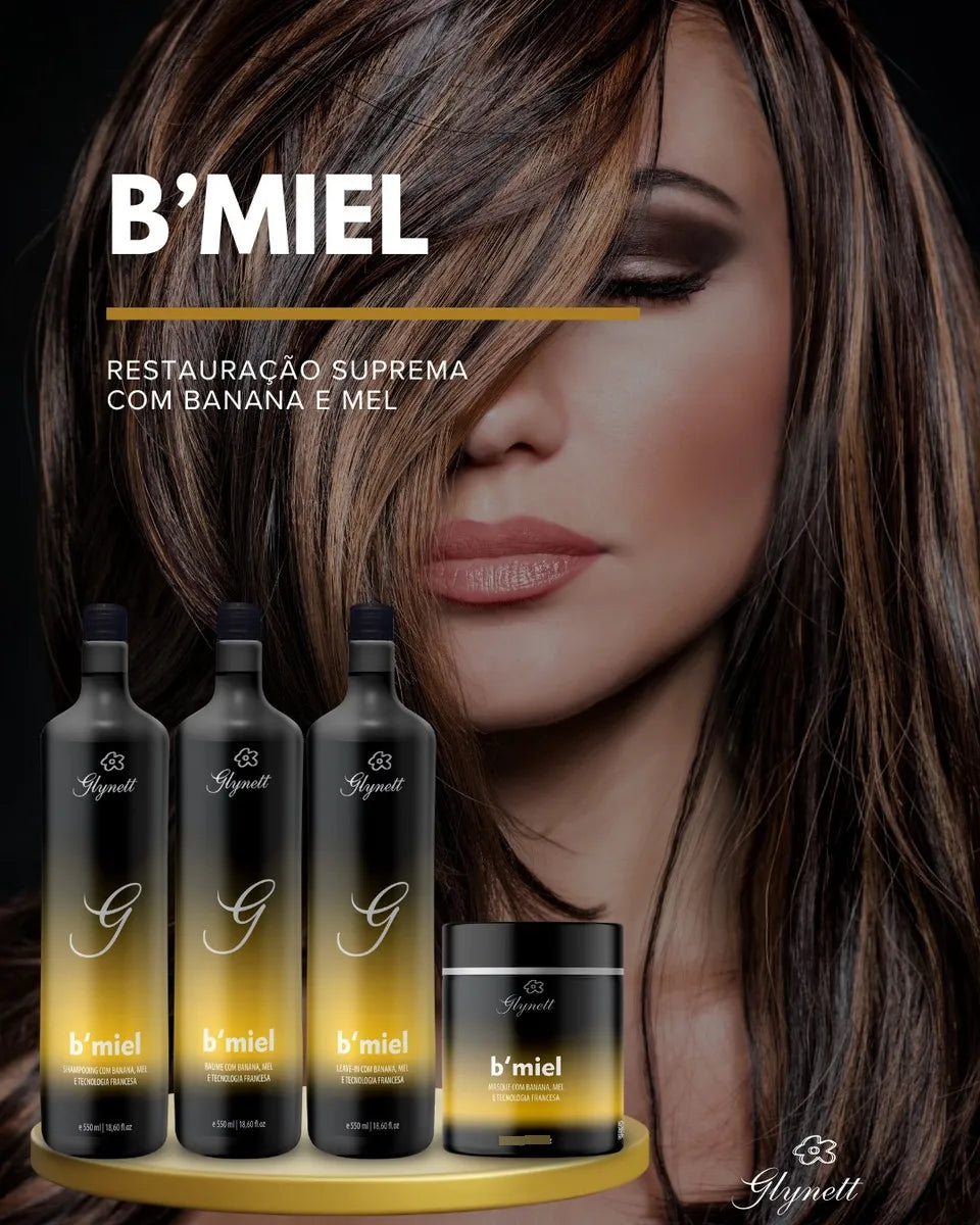 Kit Glynett B`Miel Restauração Suprema - 4 Itens