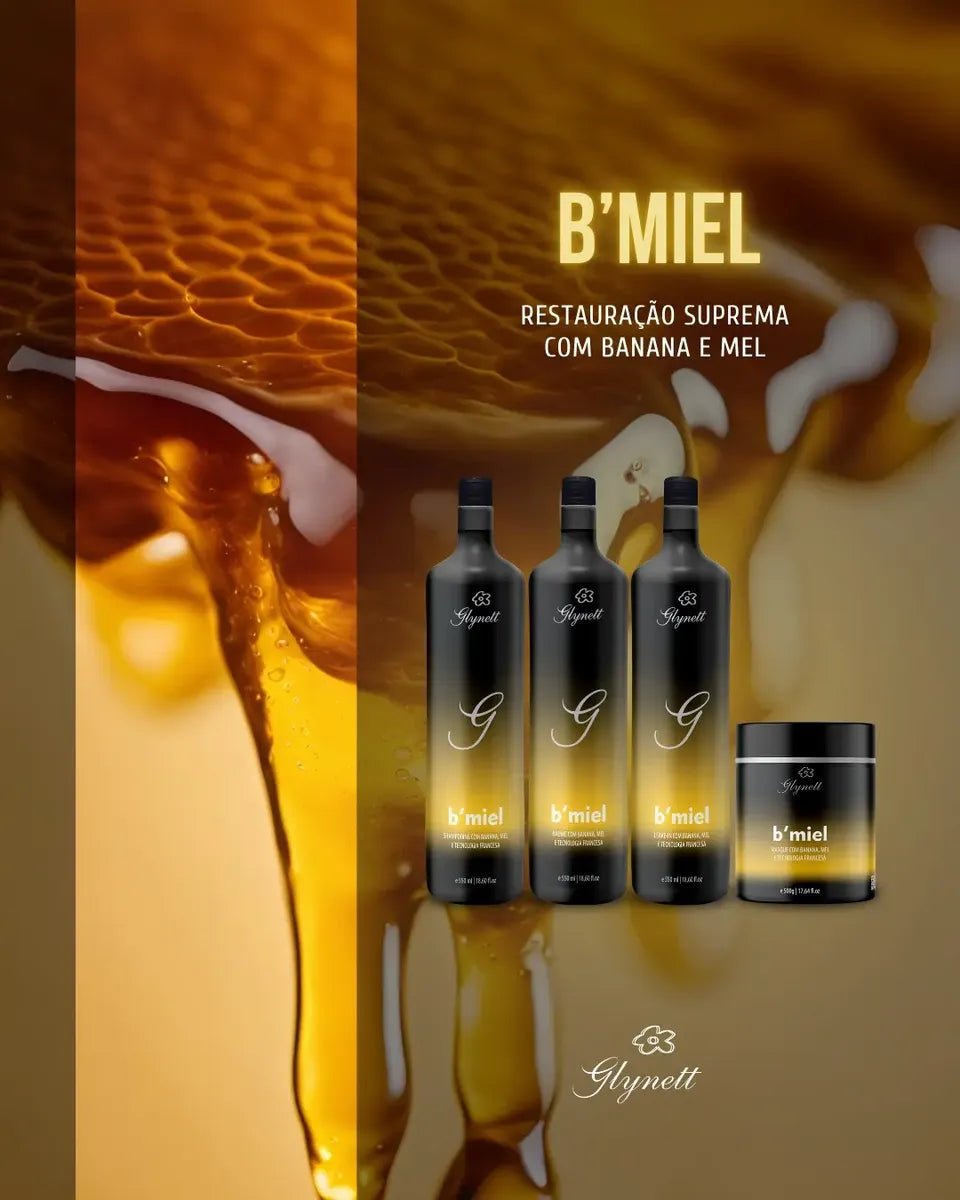 Kit Glynett B`Miel Restauração Suprema - 4 Itens
