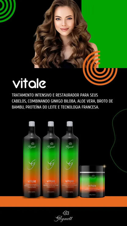Kit Glynett Vitale Tratamento E Restauração Intensiva