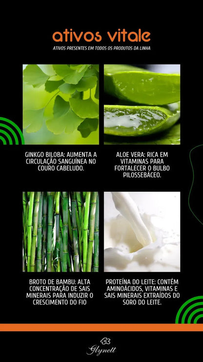 Kit Glynett Vitale Tratamento E Restauração Intensiva