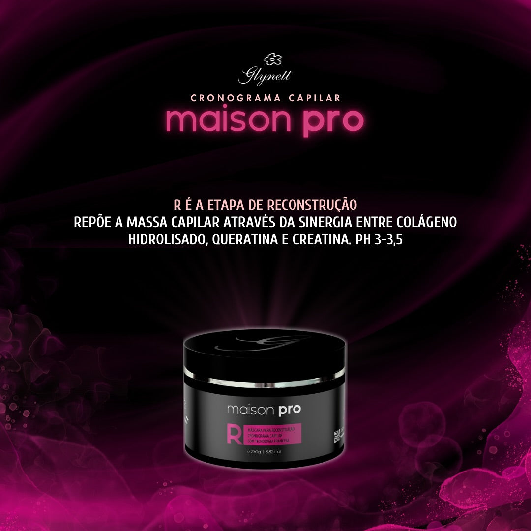 Glynett Cronograma capilar Maison Pro - Reconstrução