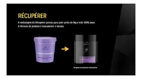 Glynett Récupérer Máscara Ultra Tratamento 1Kg